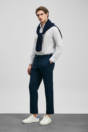 Eron Smart Erkek Chino Pantolon Slim Fit Lacivert