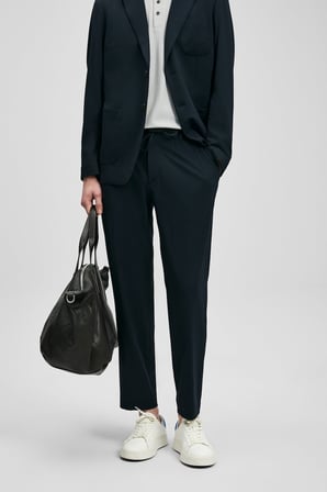 Lufian Erkek Evrıc Smart Slim Fit Chino Pantolon 111190361 Lacivert