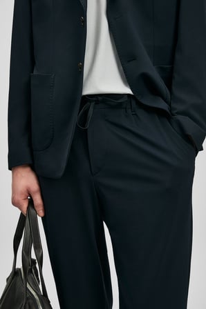 Lufian Erkek Evrıc Smart Slim Fit Chino Pantolon 111190361 Lacivert