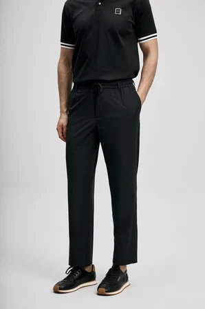 Fenrıc Smart Erkek Chino Pantolon Slim Fit Siyah