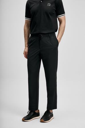 LUFIAN Erkek Fenrıc Smart Slim Fit Chino Pantolon 111190362 Siyah