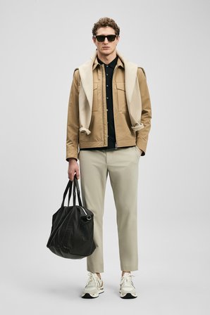 Remy Smart Erkek Chino Pantolon Slim Fit Bej