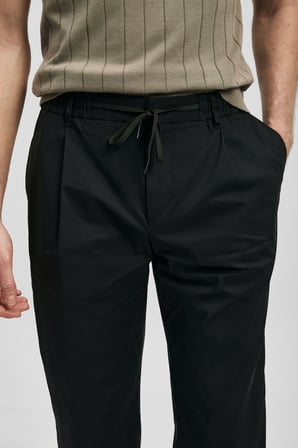 Malrıc Smart Erkek Chino Pantolon Slim Fit Siyah