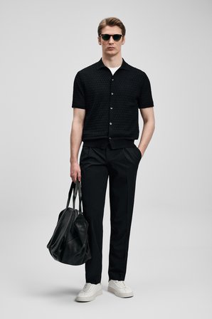 Nalon Smart Erkek Chino Pantolon Slim Fit Siyah