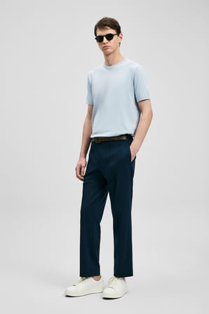 Sam Smart Erkek Chino Pantolon Slim Fit Lacivert