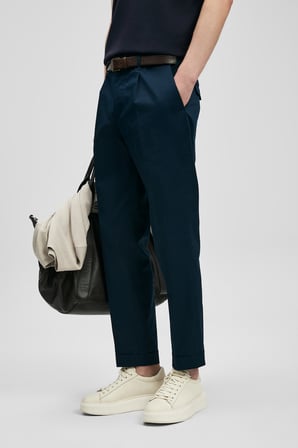 Ronan Smart Erkek Chino Pantolon Slim Fit Lacivert