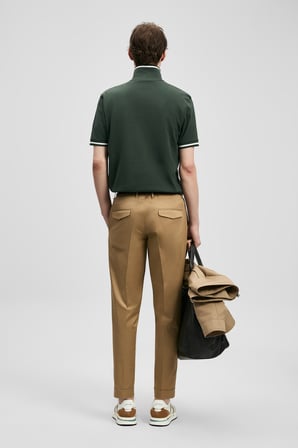 Ronan Smart Erkek Chino Pantolon Slim Fit Bej