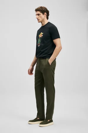 Duck Modern Grafik Tişört Siyah