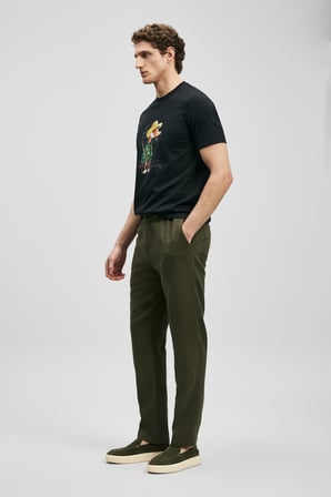 Duck Modern Grafik Tişört Siyah