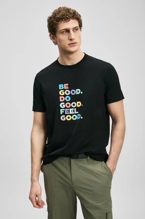 Good Modern Grafik Tişört Siyah
