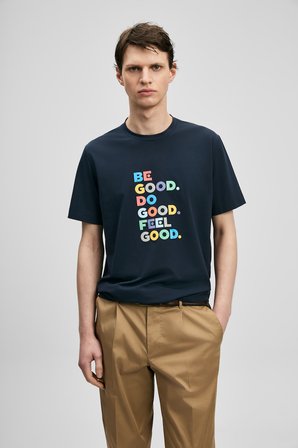 Good Modern Grafik Tişört Lacivert
