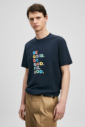 Good Modern Grafik Tişört Lacivert
