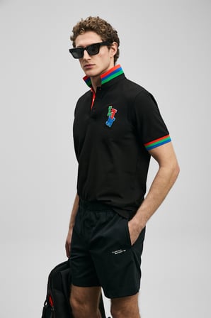 Fun Smart Erkek Polo Tişört Siyah