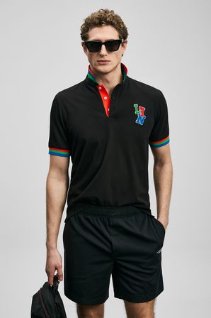 Fun Smart Erkek Polo Tişört Siyah