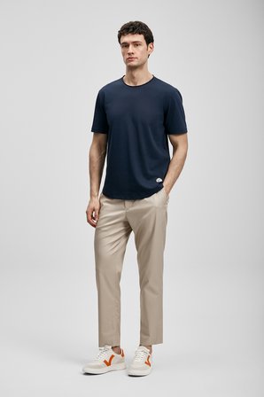 Junya Erkek Basic Tişört Lacivert