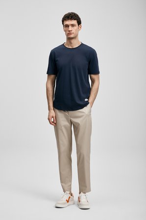 Junya Erkek Basic Tişört Lacivert