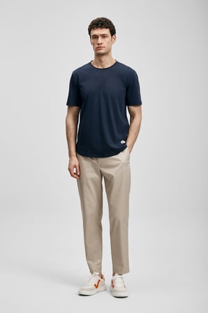 Junya Erkek Basic Tişört Lacivert