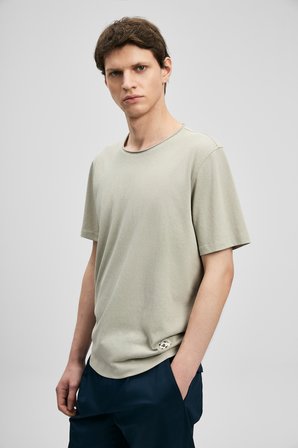Junya Erkek Basic Tişört Bej