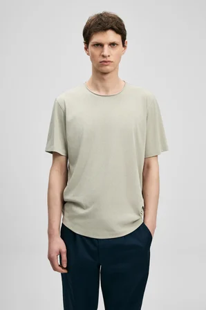 Junya Erkek Basic Tişört Bej