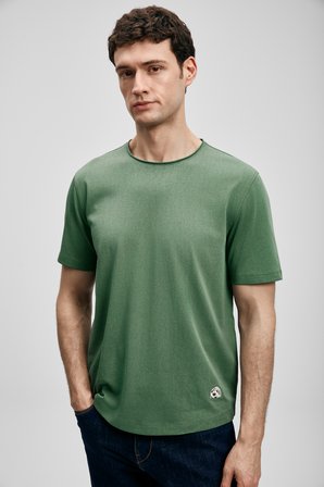 Junya Erkek Basic Tişört Yeşil