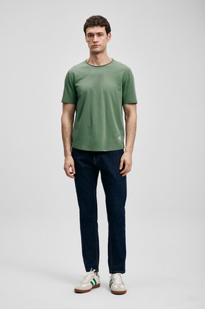 Junya Erkek Basic Tişört Yeşil