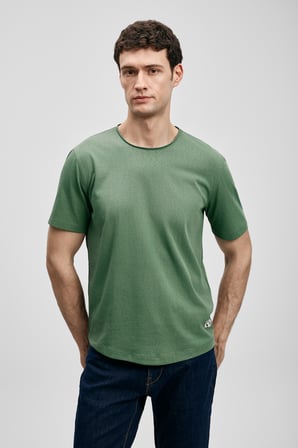 Junya Erkek Basic Tişört Yeşil
