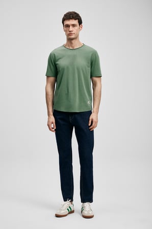Junya Erkek Basic Tişört Yeşil