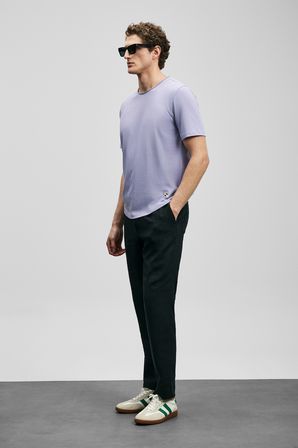 Junya Erkek Basic Tişört Lila