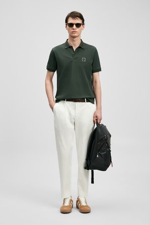 Carter Smart Erkek Polo Tişört Haki