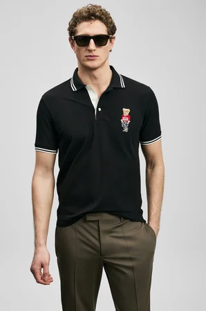 Brady Smart Erkek Polo Tişört Siyah
