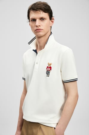 Brady Smart Erkek Polo Tişört Kırık Beyaz