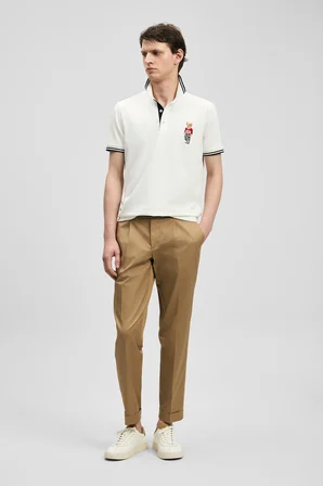 Brady Smart Erkek Polo Tişört Kırık Beyaz