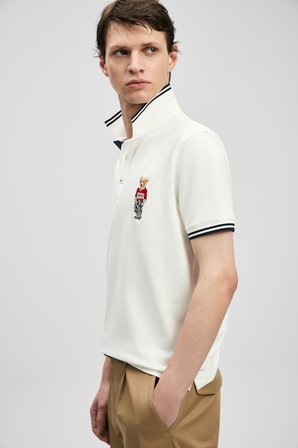 Brady Smart Erkek Polo Tişört Kırık Beyaz