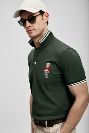 Brady Smart Erkek Polo Tişört Haki