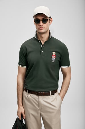 Brady Smart Erkek Polo Tişört Haki