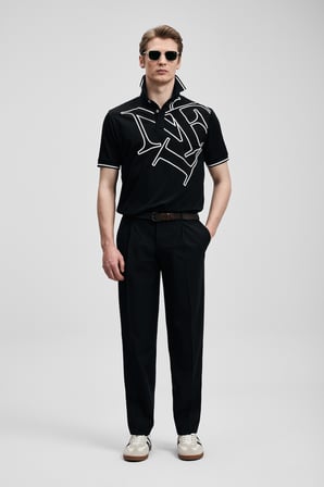 Parker Smart Erkek Polo Tişört Siyah