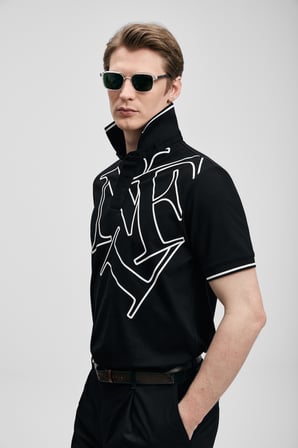 Parker Smart Erkek Polo Tişört Siyah