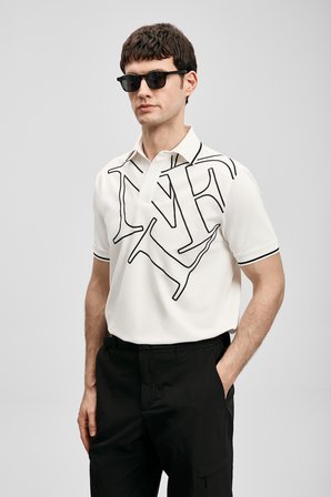 Parker Smart Erkek Polo Tişört Kırık Beyaz