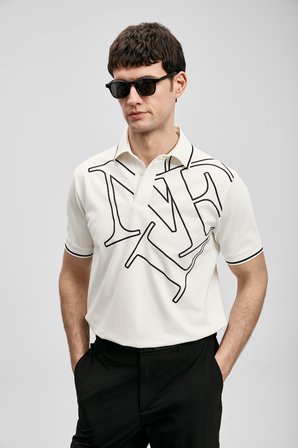 Parker Smart Erkek Polo Tişört Kırık Beyaz