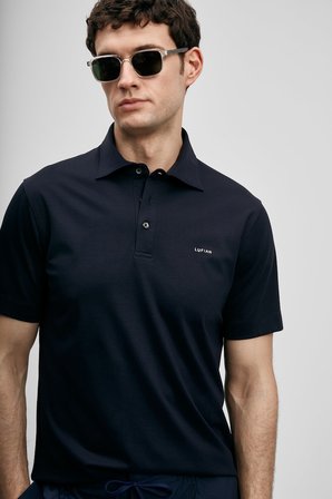 Lufian Erkek Hudson Smart Polo T-Shirt 111040234 Lacivert