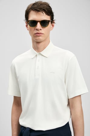Lufian Erkek Hudson Smart Polo T-Shirt 111040234 Beyaz