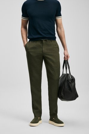Karl Smart Erkek Chino Pantolon Slim Fit Yeşil