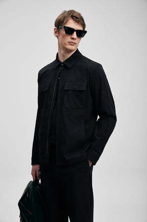 Beck Erkek Gömlek Ceket Siyah