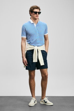 Landon Smart Erkek Polo Tişört Saks