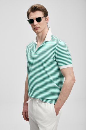 Landon Smart Erkek Polo Tişört Yeşil