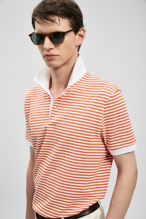 Landon Smart Erkek Polo Tişört Turuncu