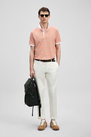 Landon Smart Erkek Polo Tişört Turuncu
