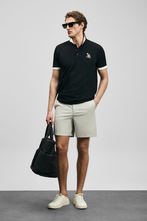 Zane Smart Erkek Polo Tişört Siyah