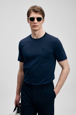 Pablo Erkek Basic Tişört Lacivert