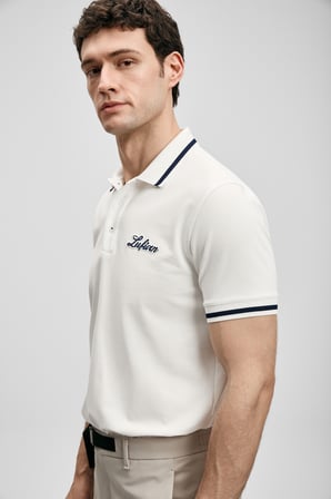 Artos Smart Erkek Polo Tişört Kırık Beyaz